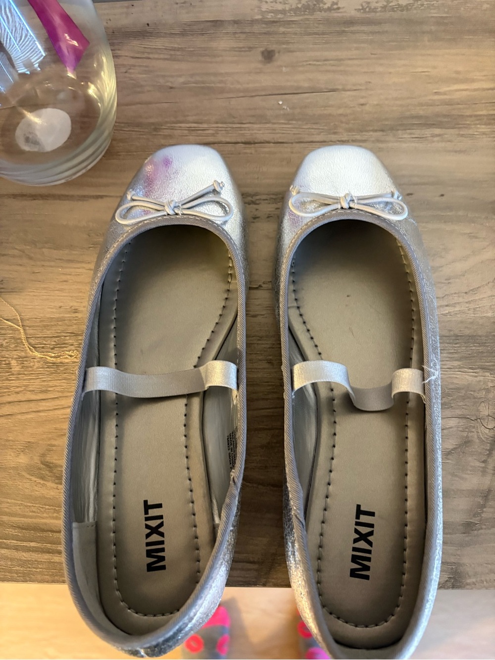 Mixit Silver Gray Ballet Flats